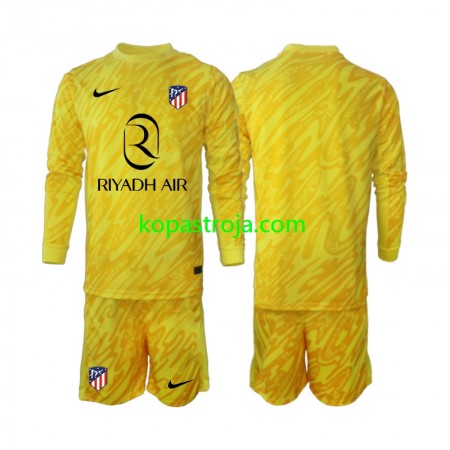 Billiga Fotbollströjor Atlético Madrid Målvakt Barn Tredje tröja 2024/25 Långärmad